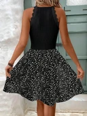 Lucky Life Kadın Omuzlardan Açık Reglan Kol Detaylı üst Fırfırlı Kaşkorse Alt Süprem Elbise thumbnail 10