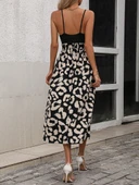 Lucky Life Kadın Ip Askılı Kruvaze Yakalı üst Janjan Alt Süprem Elbise thumbnail 3