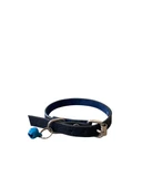 10 lu Karışık Renk ve Desenli Deri Zilli Kedi Tasması thumbnail 8