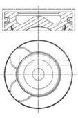 MAHLE PISTON SEGMAN 0.50mm FREELANDER 2 L359 2.2TD4 06 14 DISCOVERY SPORT L550 14 R.R L538 1 RSZYN - 1