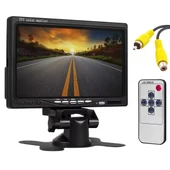 Powermaster PM-15487 7" TFT Lcd Dijital Monitör 2 Kanal Geri Görüş Kamerası Tetiklemeli 800X480P - 1