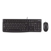 Logitech MK120 Usb Q Siyah Kablolu Klavye + Mouse Set thumbnail 2