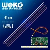 55'' Universal E-Led 69 Ledli (7020) 610Mm 360-450Ma 72-75V Çift Led+Sürücü+Kablo Takım Wk-0367 Tv Led Bar - 1