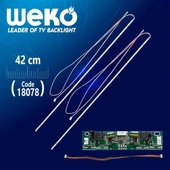 32'' Inch CY-32C-60D 15C4B 35.7 Cm 60 Ledli Universal Tv E-Led Takımı - 1