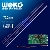 65'' İnç 90 Ledli 72 Cm Universal Tv WK-1374 E-Led Takımı - 1