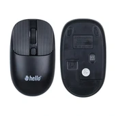 Hello HL-21808 Siyah 1000 DPI 2.4Ghz Kablosuz Bluetooth Mouse thumbnail 2