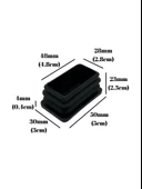 Dikdörtgen Demir Profil İç Tapa Geçme Plastik Ayak Geçme Koruma Plastiği(50MM x 30MM)(SİYAH) Siyah 50mm x 30mm SİYAH - 2 ADET thumbnail 5