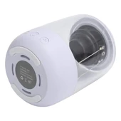 Magicvoice MV-24696 600 Mah Taşınabilir RGB Mikrofonlu Aux-TF-Bluetooth 3 Watt Hoparlör (Beyaz) thumbnail 2