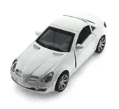 Çek Bırak Mercedes Benzeri Beyaz Metal Araba - 5