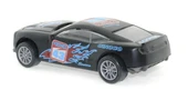 Die Cast Çek Bırak Metal Siyah Yarış Arabası 43 - 5