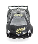 Die Cast Çek Bırak Metal Siyah Yarış Arabası 86 - 2
