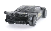 Die Cast Çek Bırak Metal Siyah Yarış Arabası 86 - 4