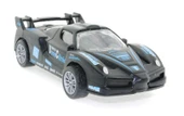 Die Cast Çek Bırak Metal Siyah Yarış Arabası 88 - 1