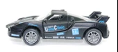 Die Cast Çek Bırak Metal Siyah Yarış Arabası 88 - 6