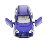 Çek Bırak Porsche Benzeri Lacivert Metal Araba - 3