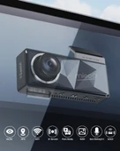 Mieco A11 Wifi/ 4K UHD/ 150 Ultra Geniş Açı/ GPS/ ADAS/ Ön+Arka Araç Kamerası (2025) + Hafıza Kartı Hediyeli thumbnail 6