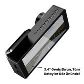 Mieco A11 Wifi/ 4K UHD/ 150 Ultra Geniş Açı/ GPS/ ADAS/ Ön+Arka Araç Kamerası (2025) + Hafıza Kartı Hediyeli thumbnail 8