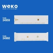 Wkset-5083 34959X4 34960X4 S_Ku6k_43_Fl30 8 Adet Led Bar ( Tvnizin içindeki led barla aynısı olduğunu görmeden almayınız. Led bar ürünlerinde paket açıldığında iade kabul edilmemektedir. ) thumbnail 2
