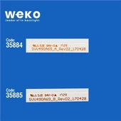 Wkset-5250 35884X6 35885X2 Svv490a69 8 Adet Led Bar (6Lens) ( Tvnizin içindeki led barla aynısı olduğunu görmeden almayınız. Led bar ürünlerinde paket açıldığında iade kabul edilmemektedir. ) thumbnail 2