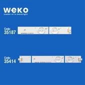 Wkset-5140 35187X6 35414X6 Everlıght Lbm460p0601 12 Adet Led Bar ( Tvnizin içindeki led barla aynısı olduğunu görmeden almayınız. Led bar ürünlerinde paket açıldığında iade kabul edilmemektedir. ) thumbnail 2