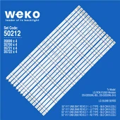Wkset-5212 35699X4 35700X4 35721X4 35722X4 55 V17 Unb 16 Adet Led Bar - 1