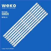 Wkset-5820 36158X8 K430wdr A1 4708-K43wdr-A1213K04  8 Adet Led Bar ( Tvnizin içindeki led barla aynısı olduğunu görmeden almayınız. Led bar ürünlerinde paket açıldığında iade kabul edilmemektedir. ) thumbnail 1