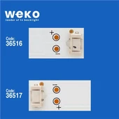 Wkset-5760 36516X4 36517X4 Rf-Az550e30-0501A 0601B 8 Adet Led Bar ( Tvnizin içindeki led barla aynısı olduğunu görmeden almayınız. Led bar ürünlerinde paket açıldığında iade kabul edilmemektedir. ) thumbnail 3