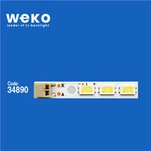 Wkset-5513 34890X2 Lmb-4000Bm11 2 Adet Led Bar (62Led) ( Tvnizin içindeki led barla aynısı olduğunu görmeden almayınız. Led bar ürünlerinde paket açıldığında iade kabul edilmemektedir. ) thumbnail 3