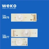 Wkset-5758 36676X4 36677X4 Mx48d14l-Zc14f-02 8 Adet Led Bar ( Tvnizin içindeki led barla aynısı olduğunu görmeden almayınız. Led bar ürünlerinde paket açıldığında iade kabul edilmemektedir. ) thumbnail 3