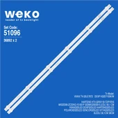 Wkset-6096 36892X2 Mx32d06-Zc22ag-10 6S1P 303Mx320039 2 Adet Led Bar (3V6led58,1Cm) - 1