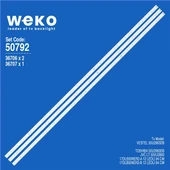Wkset-5792 36706X2 36707X1 17Dlb50ner2-A/B 3 Adet Led Bar (12Lens) ( Tvnizin içindeki led barla aynısı olduğunu görmeden almayınız. Led bar ürünlerinde paket açıldığında iade kabul edilmemektedir. ) thumbnail 1