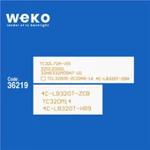 Wkset-5629 36219X2 Tcl32d05-Zc22ag-11 303Tc320034  2 Adet Led Bar 6V ( Tvnizin içindeki led barla aynısı olduğunu görmeden almayınız. Led bar ürünlerinde paket açıldığında iade kabul edilmemektedir. ) thumbnail 2