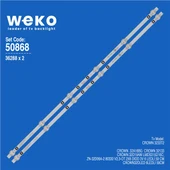 Wkset-5868 36288X2 Zn-32D06A-2 80330 V2.3-Ot 2X6 Dıod 3V 2 Adet Led Bar (3V6led59cm) thumbnail 1