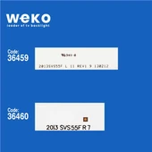 Wkset-5428 36459X10 36460X10 D2ge-550Sca-R3 2013Svs55f 20 Adet Led Bar thumbnail 2