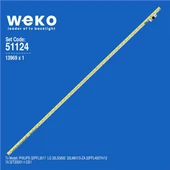 Wkset-6124 13969X1 Lg Innotek 32İnch 7030Pkg 48Ea_74580 Rev0.2 1 Adet Led Bar (48Led) - 1