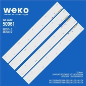 Wkset-5961 36757X2 36758X2 V4le-750Sma/B 4 Adet Led Bar (60Led) ( Tvnizin içindeki led barla aynısı olduğunu görmeden almayınız. Led bar ürünlerinde paket açıldığında iade kabul edilmemektedir. ) thumbnail 1