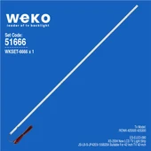Wkset-6666 Js-Lb-S-Jp42e9-155B20A 75 Ledli 54 Cm 3V  1 Adet Led Bar (54Led) thumbnail 1