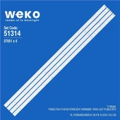 Wkset-6314 37051X4 Hl-7E395A28-0402S-01 A0 4*8 4 Adet Led Bar ( Tvnizin içindeki led barla aynısı olduğunu görmeden almayınız. Led bar ürünlerinde paket açıldığında iade kabul edilmemektedir. ) thumbnail 1
