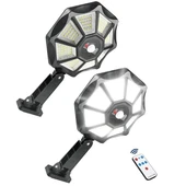 Powermaster ZB-168A Kumandalı Sensörlü Beyaz Solar Aydınlatma - 1