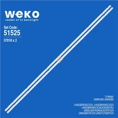Wkset-6525 37018X2 V0T6-500Sm0-R0 Bn96-50382A  2 Adet Led Bar (42Led) thumbnail 1