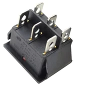 Tekli Soba Anahtarı 6 Pin Geniş Işıklı (On-Off) IC-105 thumbnail 2