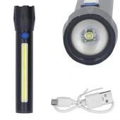 Powermaster PM-16754 Şarj Edilebilir Zoomlu COB Led El Feneri - 4