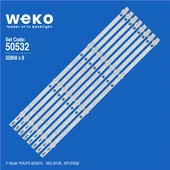 Wkset-5532 35868X8 K490wdc1 A4 - 4708-K49wdc-A4113N01 8 Adet Led Bar ( Tvnizin içindeki led barla aynısı olduğunu görmeden almayınız. Led bar ürünlerinde paket açıldığında iade kabul edilmemektedir. ) thumbnail 1