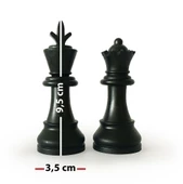 Star Polyester Kaplama Sedef Satranç Takımı 54X54 cm - 4