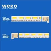 Wkset-5446 36530X1 36531X1 Sel390v7-S04A-X1 2 Adet Led Bar (48Led) ( Tvnizin içindeki led barla aynısı olduğunu görmeden almayınız. Led bar ürünlerinde paket açıldığında iade kabul edilmemektedir. ) thumbnail 2