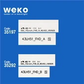 Lg 43LX570H 43'' İnç 6 Adet Tv Led Bar ( Tvnizin içindeki led barla aynısı olduğunu görmeden almayınız. Led bar ürünlerinde paket açıldığında iade kabul edilmemektedir. ) thumbnail 2