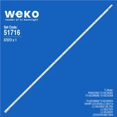 Sharp LC-50A11A 50'' 1 Adet Tv Led Bar ( Tvnizin içindeki led barla aynısı olduğunu görmeden almayınız. Led bar ürünlerinde paket açıldığında iade kabul edilmemektedir. ) thumbnail 1