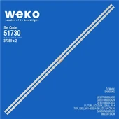 Samsung UE50TU8500UXXU 50'' 2 Adet Tv Led Bar ( Tvnizin içindeki led barla aynısı olduğunu görmeden almayınız. Led bar ürünlerinde paket açıldığında iade kabul edilmemektedir. ) - 1