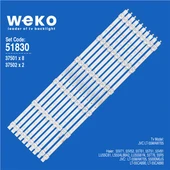 Haier 55T51 55'' 10 Adet Tv Led Bar ( Tvnizin içindeki led barla aynısı olduğunu görmeden almayınız. Led bar ürünlerinde paket açıldığında iade kabul edilmemektedir. ) thumbnail 1