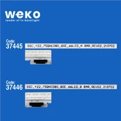 LG 75QNED80AQA 75'' 4 Adet Tv Led Bar ( Tvnizin içindeki led barla aynısı olduğunu görmeden almayınız. Led bar ürünlerinde paket açıldığında iade kabul edilmemektedir. ) thumbnail 2